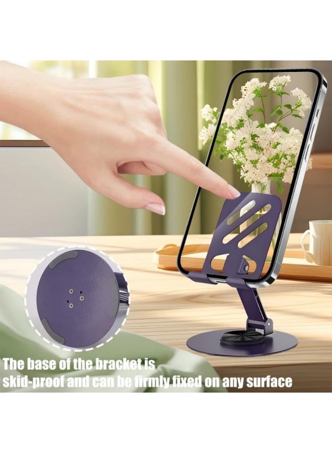 360 Degree Rotating Foldable Phone Holder - Adjustable Height and Angle S759 - Image 3